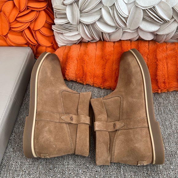 🎉HP🎉🆕UGG Josefene Cuff Chestnut Suede Boots❣️ - Picture 7 of 11